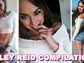 Petite pornstar Riley Reid's best big cock scenes in one hour