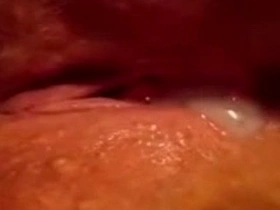 Chubby wife gets filled with cum by her big dick husband