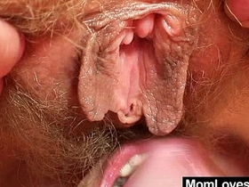 Hairy amateur gets toyed by perverted blonde in steamy lesbian encounter