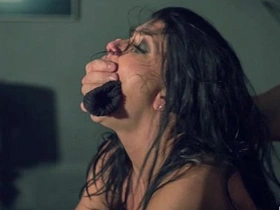 Romi Rain's intense squirting session on a massive white shaft